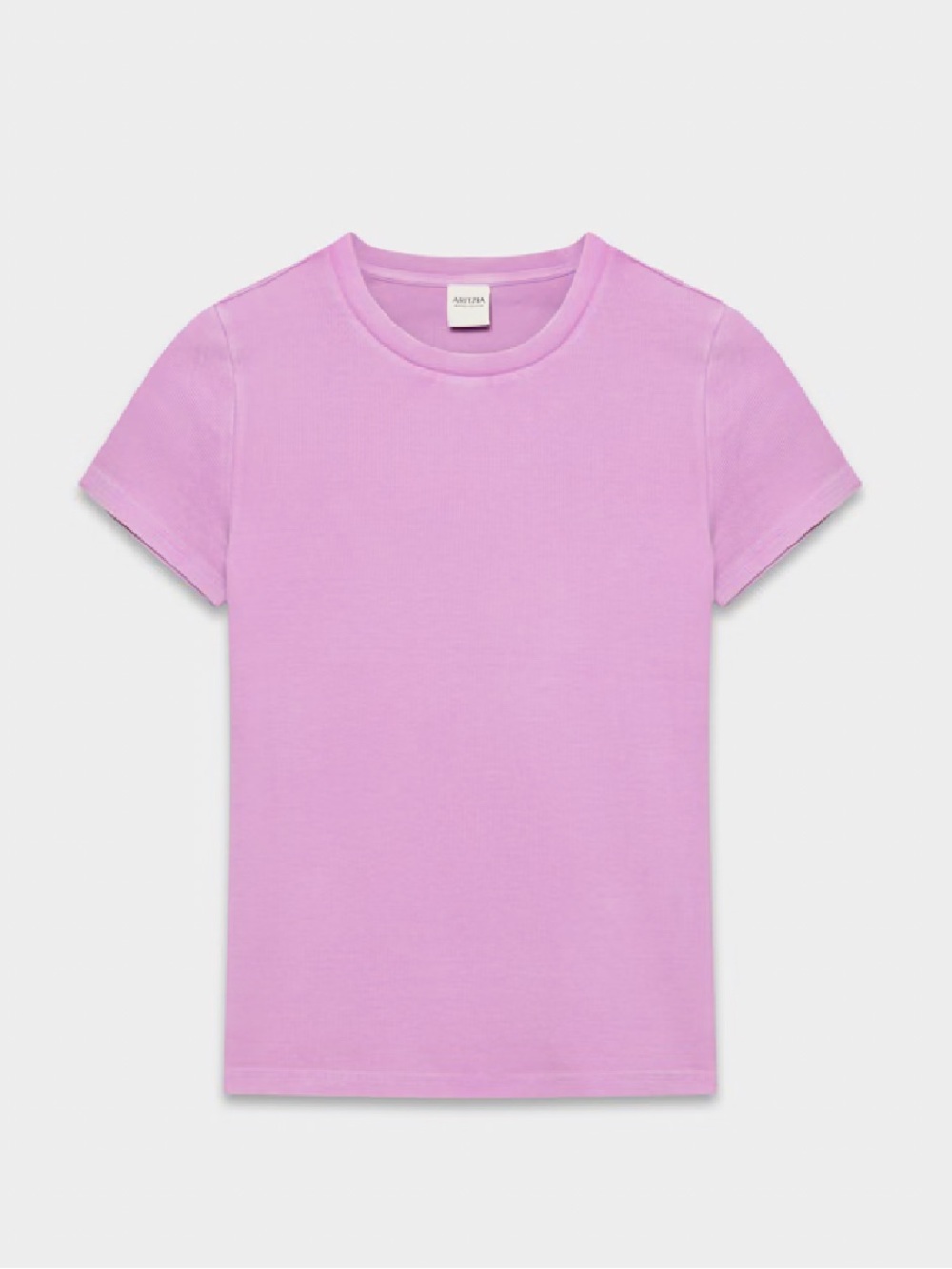 Aritzia Lilac HomeStretch Rib Crew Waist T-Shirt